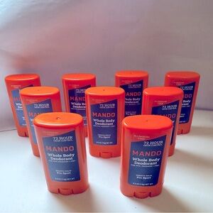 9 Mando Deodorant Stick for Men, Trial Size, Smooth Solid, Aluminum Free